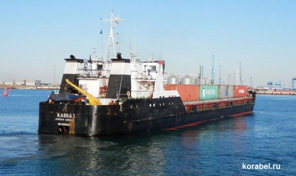 Iranian cargo ship dragged anchor, drifted to shore, Caspian sea