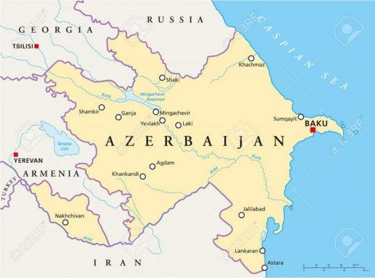 مزارع چای جمهوری آذربایجان در مرزهای ایران